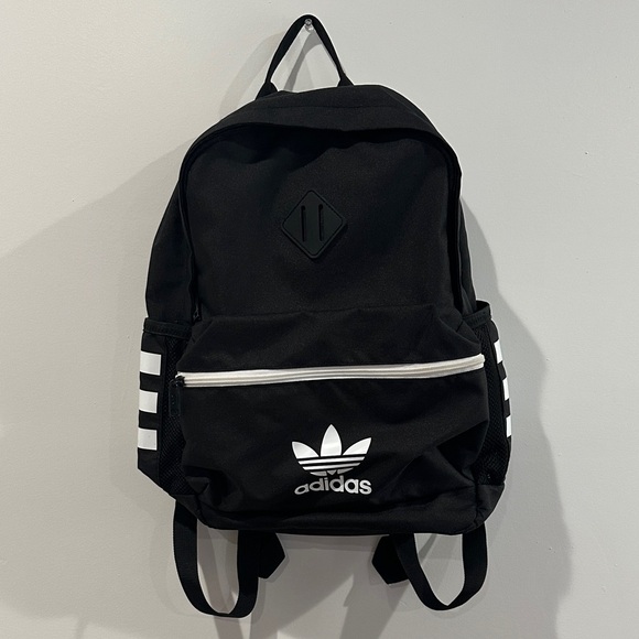 Adidas Classic Black and White Backpack - Picture 1 of 9